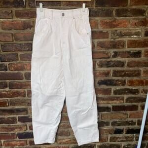 Zara High Waisted Light Pink Denim Mom Jeans Women's Size 2